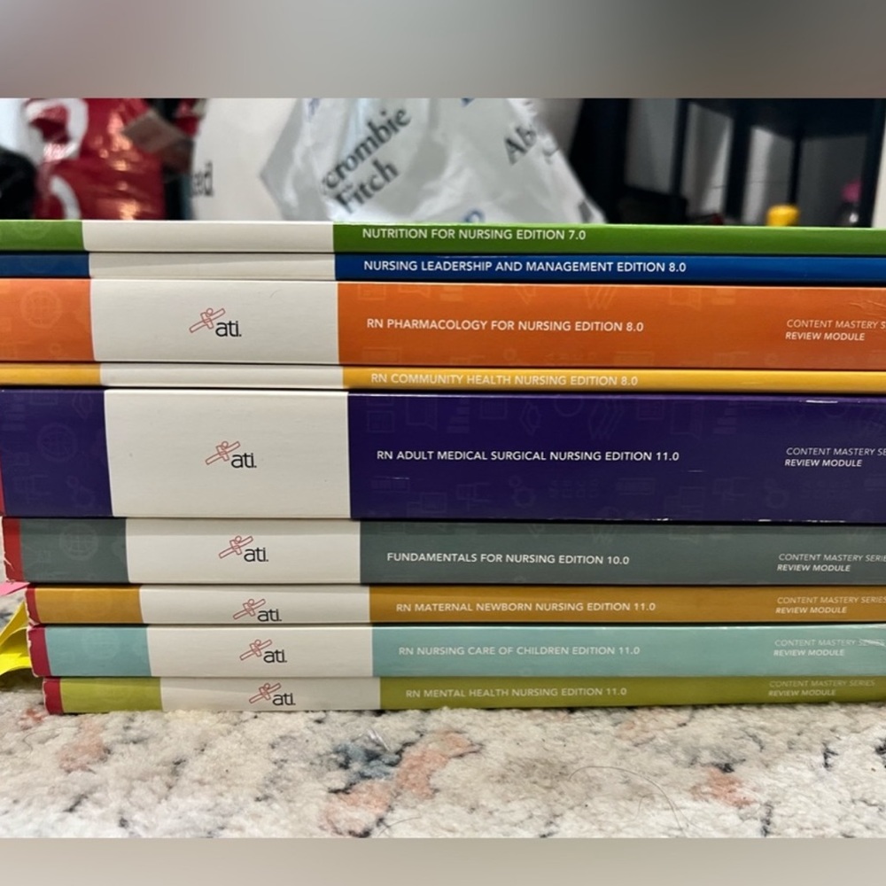 ATI NURSING BOOKS SET